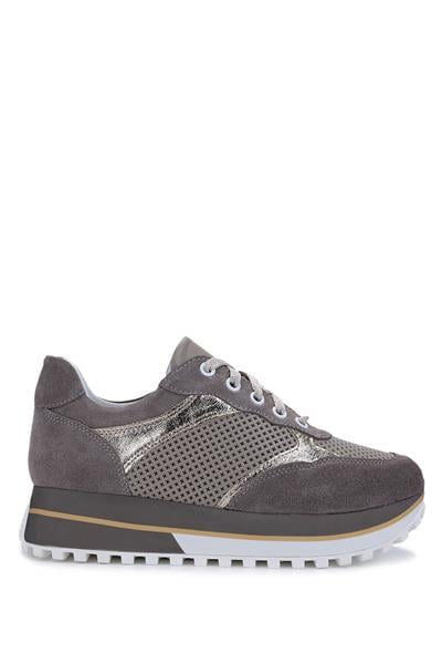 Tamer Tanca Kadın Hakiki Deri Taş Süet Sneakers & Spor Ayakkabı