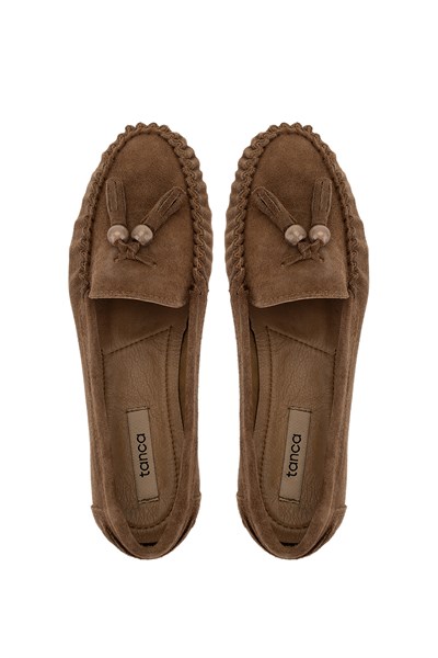 Tamer Tanca Kadın Kahverengi Loafer Ayakkabı
