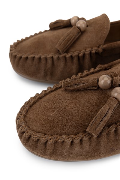 Tamer Tanca Kadın Kahverengi Loafer Ayakkabı