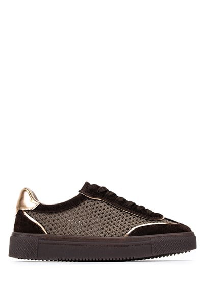 Tamer Tanca Kadın Kahverengi Süet Sneakers & Spor Ayakkabı