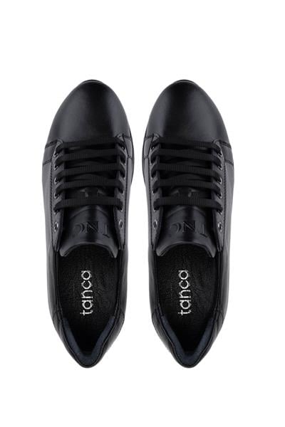 Tamer Tanca Kadın Siyah Hakiki Deri Sneakers & Spor Ayakkabı