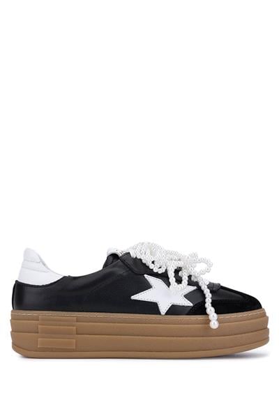 Tamer Tanca Kadın Siyah Sneakers & Spor Ayakkabı