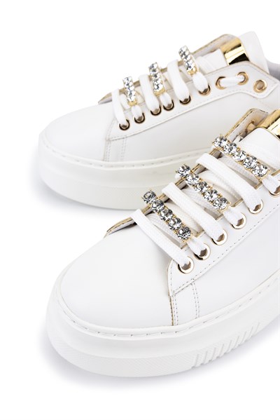 Tamer Tanca Kadın Suni Deri Beyaz Sneakers & Spor Ayakkabı