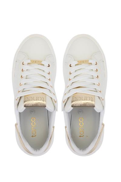 Tamer Tanca Kadın Suni Deri  Beyaz Sneakers & Spor Ayakkabı