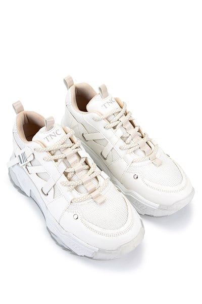 Tamer Tanca Kadın Suni Deri Beyaz Sneakers & Spor Ayakkabı