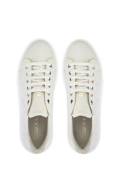 Tamer Tanca Kadın Suni Deri Beyaz Sneakers & Spor Ayakkabı