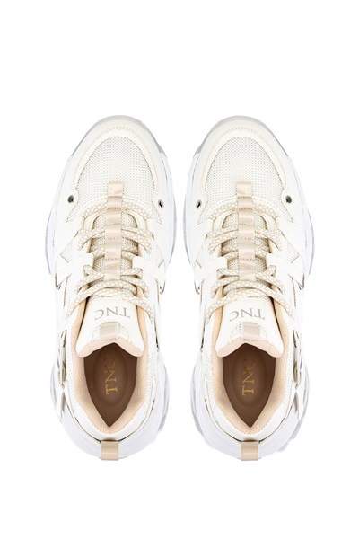 Tamer Tanca Kadın Suni Deri Beyaz Sneakers & Spor Ayakkabı