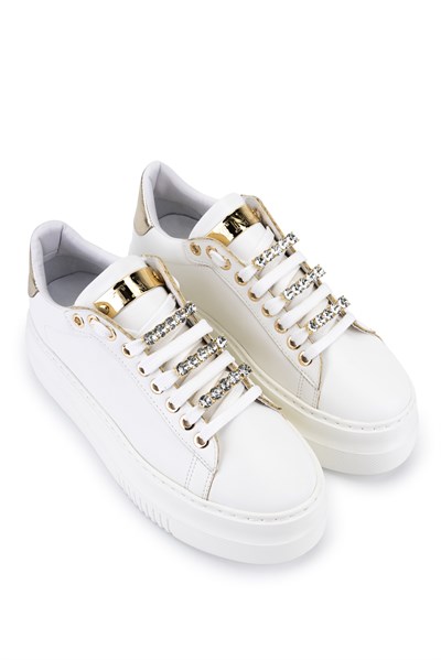 Tamer Tanca Kadın Suni Deri Beyaz Sneakers & Spor Ayakkabı