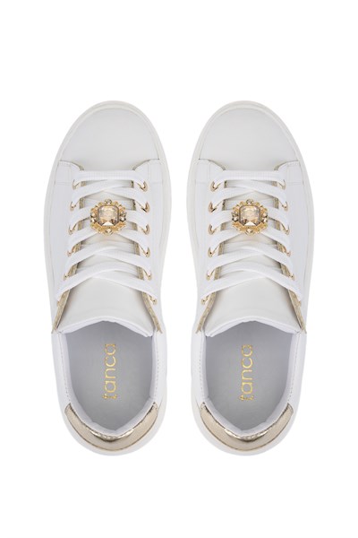 Tamer Tanca Kadın Suni Deri Beyaz Sneakers & Spor Ayakkabı