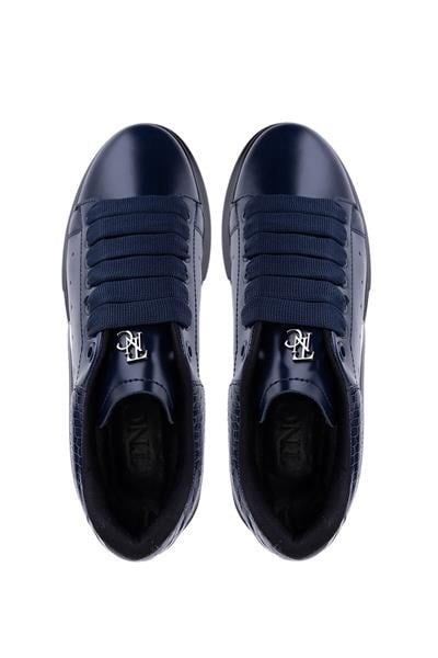 Tamer Tanca Kadın Suni Deri Lacivert Sneakers & Spor Ayakkabı