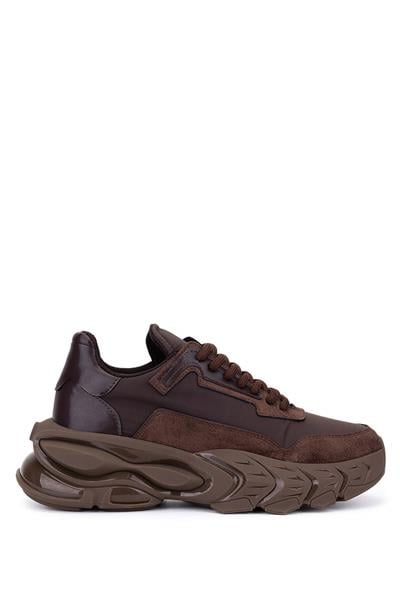 Tamer Tanca Kadın Suni Deri Kahve Sneakers & Spor Ayakkabı