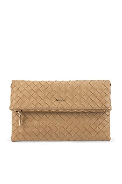 Tamer Tanca Kadın Suni Deri Vizon Clutch Çanta