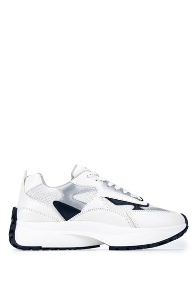 Tamer Tanca Kadın Suni Deri/Tekstil Beyaz Sneakers & Spor Ayakkabı