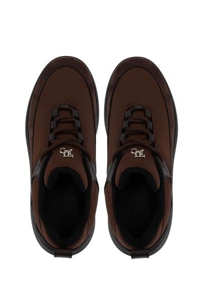Tamer Tanca Kadın Suni Deri/Tekstil Kahverengi Sneakers & Spor Ayakkabı