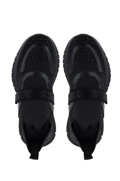 Tamer Tanca Kadın Tekstil Siyah Sneakers & Spor Ayakkabı