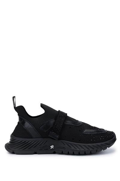 Tamer Tanca Kadın Tekstil Siyah Sneakers & Spor Ayakkabı