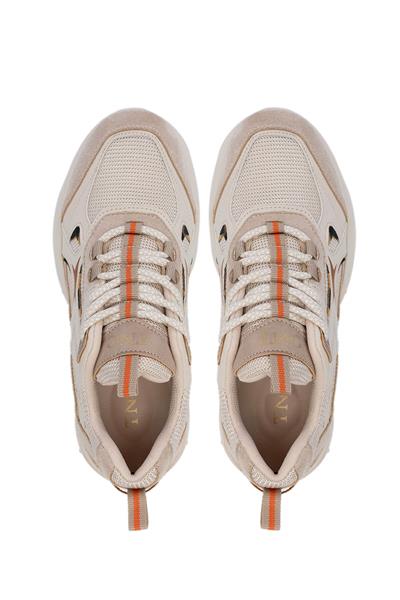 Tamer Tanca Kadın Tekstil/Vegan Bej Sneakers & Spor Ayakkabı