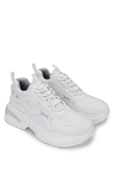 Tamer Tanca Kadın Tekstil/Vegan Beyaz Sneakers & Spor Ayakkabı
