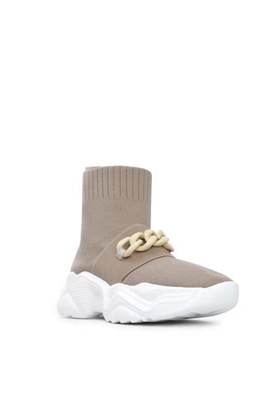Tamer Tanca Kadın Triko Bej Sneakers & Spor Bot
