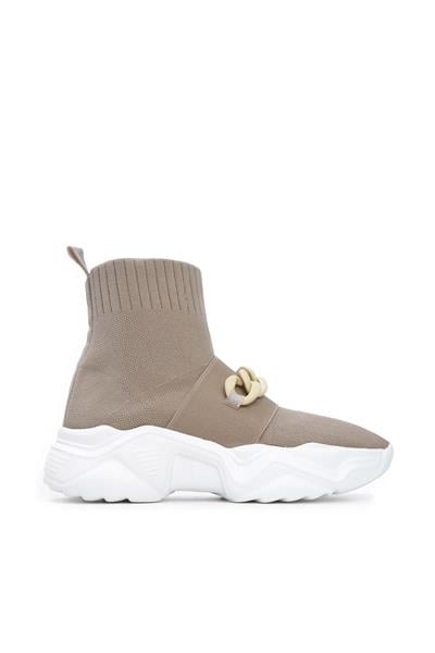 Tamer Tanca Kadın Triko Bej Sneakers & Spor Bot