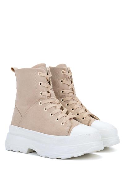 Tamer Tanca Kadın Vegan Bej Sneakers & Spor Bot