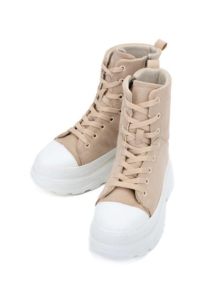 Tamer Tanca Kadın Vegan Bej Sneakers & Spor Bot