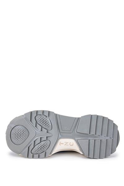 Tamer Tanca Kadın Vegan Gri Sneakers & Spor Ayakkabı