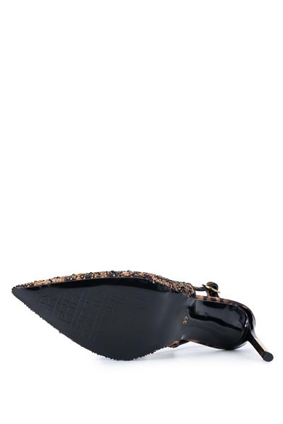 Tamer Tanca Kadın Vegan Leopar Stiletto Ayakkabı