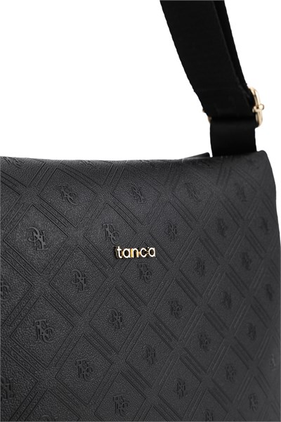 Tamer Tanca Kadın Vegan Siyah Postacı Çanta