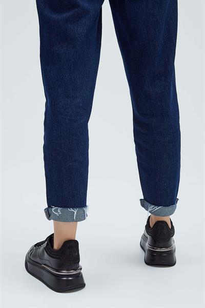 Tamer Tanca Kadın Vegan Siyah Sneakers & Spor Ayakkabı