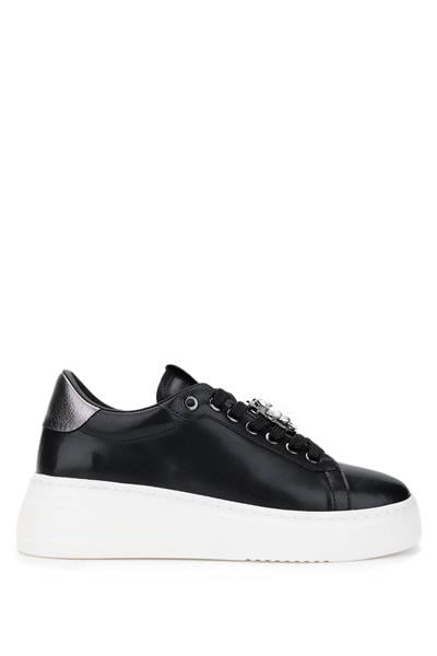 Tamer Tanca Kadın Vegan Siyah Sneakers & Spor Ayakkabı