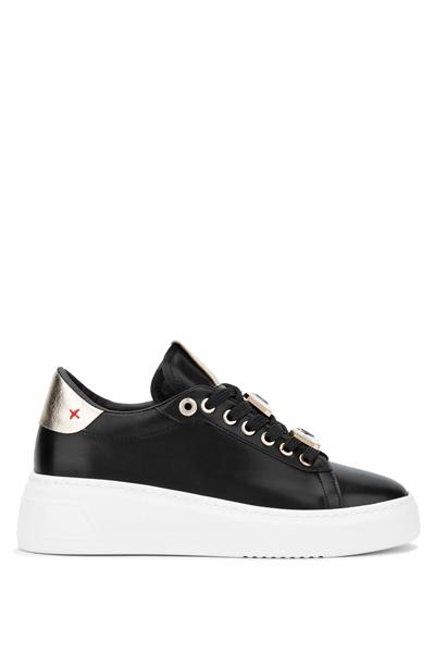 Tamer Tanca Kadın Vegan Siyah Sneakers & Spor Ayakkabı
