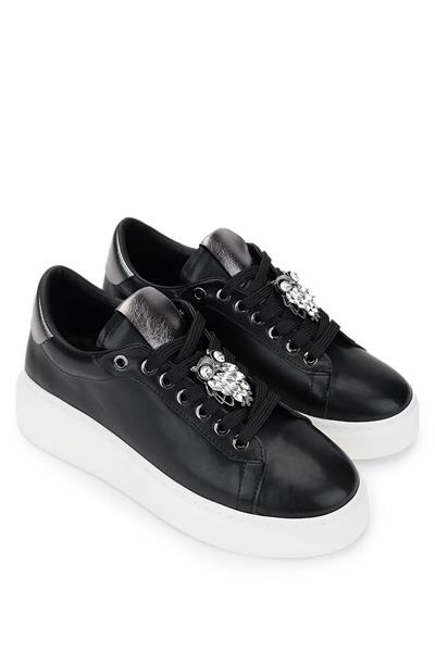 Tamer Tanca Kadın Vegan Siyah Sneakers & Spor Ayakkabı