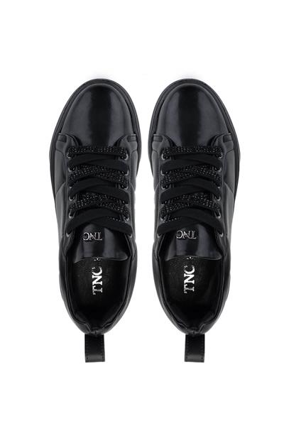 Tamer Tanca Kadın Vegan Siyah Sneakers & Spor Ayakkabı