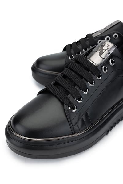 Tamer Tanca Kadın Vegan Siyah Sneakers & Spor Ayakkabı