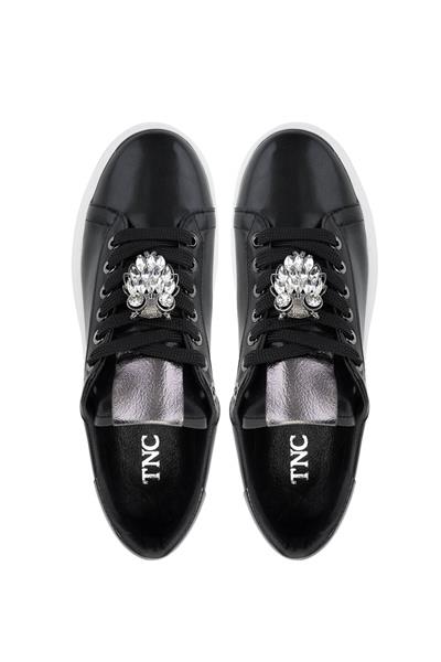Tamer Tanca Kadın Vegan Siyah Sneakers & Spor Ayakkabı
