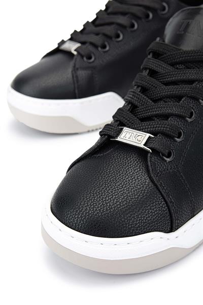 Tamer Tanca Kadın Vegan Siyah/Bej Sneakers & Spor Ayakkabı
