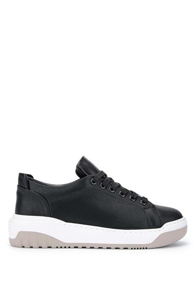 Tamer Tanca Kadın Vegan Siyah/Bej Sneakers & Spor Ayakkabı