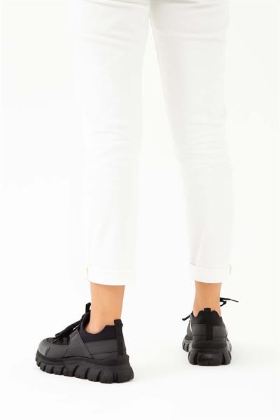 Tamer Tanca Kadın Vegan Siyah/Siyah Sneakers & Spor Ayakkabı