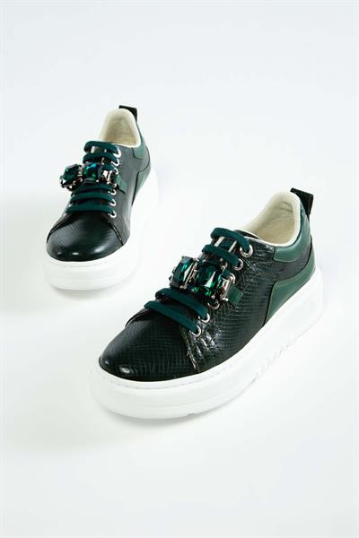 Tamer Tanca Kadın Vegan Yeşil Sneakers & Spor Ayakkabı