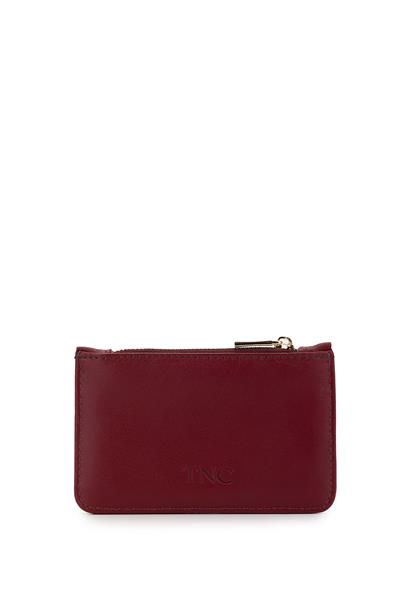 Tamer Tanca Unisex Hakiki Deri Bordo Kartlık