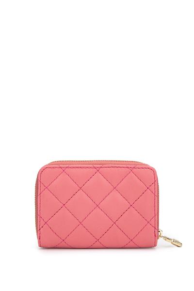 Tamer Tanca Unisex Hakiki Deri Pembe Cüzdan