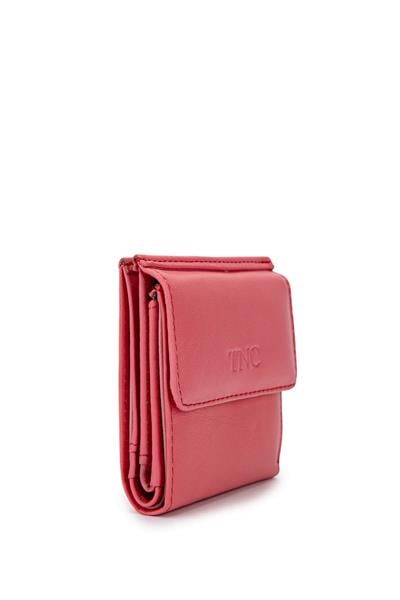 Tamer Tanca Unisex Hakiki Deri Pembe Cüzdan Cuzdan