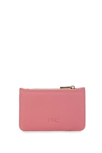 Tamer Tanca Unisex Hakiki Deri Pembe Kartlık
