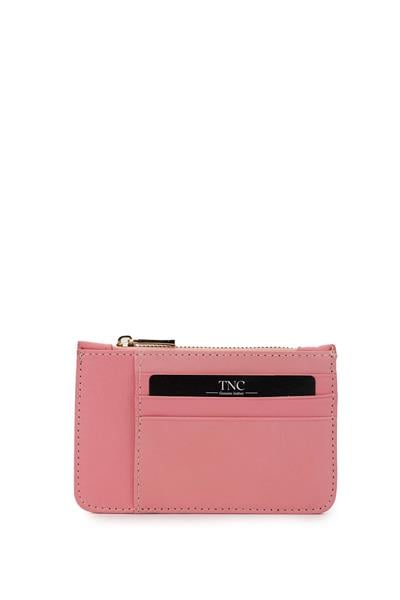 Tamer Tanca Unisex Hakiki Deri Pembe Kartlık