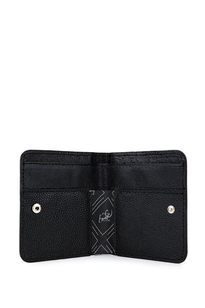Tamer Tanca Unisex Hakiki Deri Siyah Havyar Kartlık