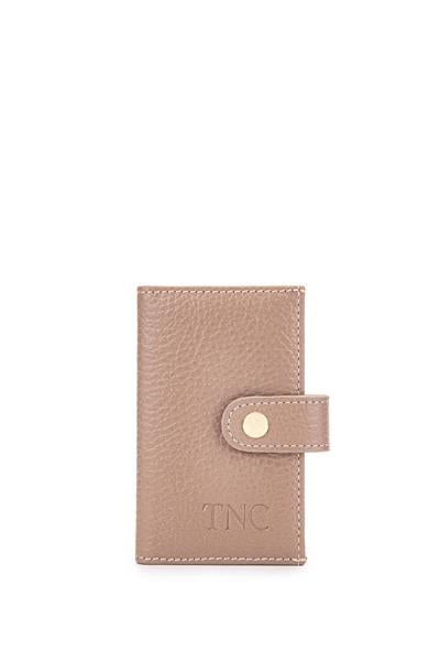 Tamer Tanca Unisex Hakiki Deri Vizon Floter Kartlık