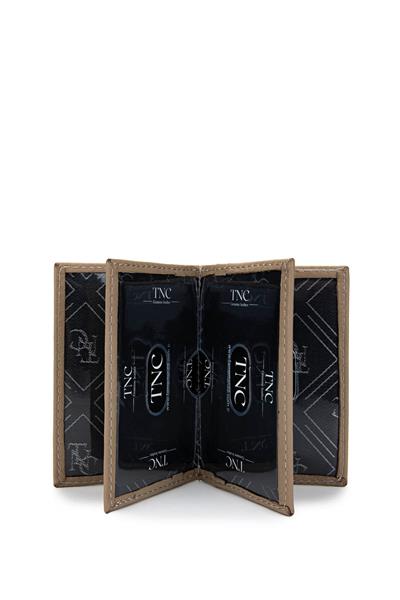 Tamer Tanca Unisex Hakiki Deri Vizon Kartlık