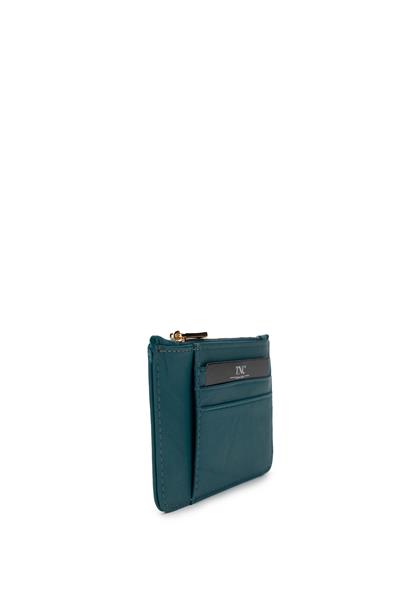 Tamer Tanca Unisex Hakiki Petrol Deri Kartlık