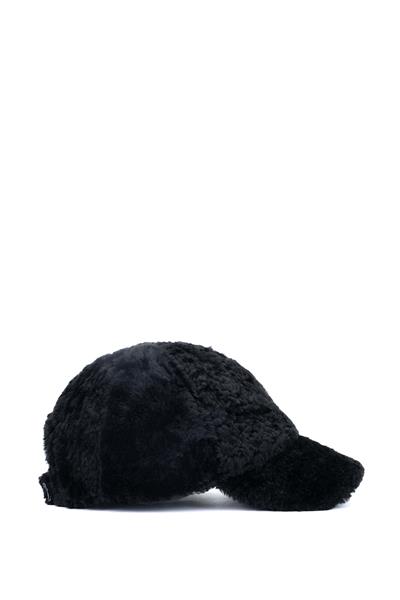 Tamer Tanca Unisex Kürk Siyah Şapka